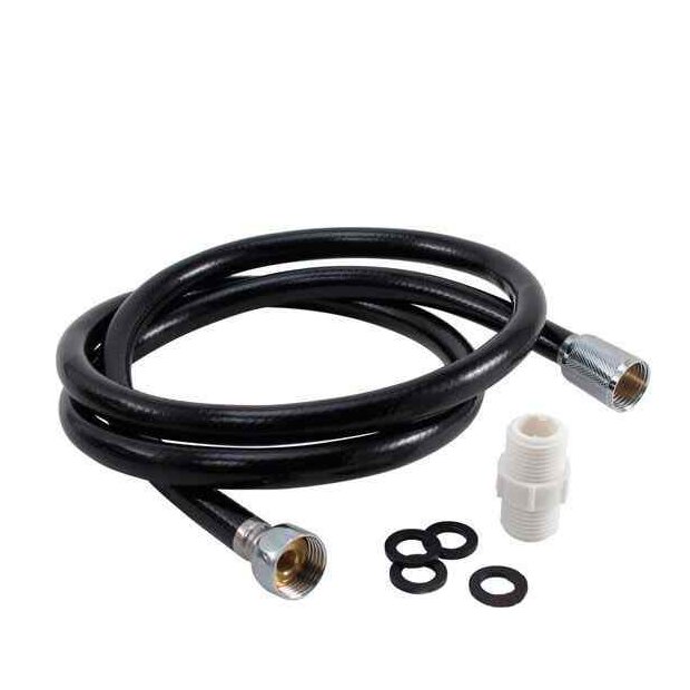 Black Showerhose 75 cm.