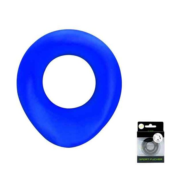 Sport Fucker Cale en silicone liquide bleu