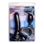 Trinity 4 Men Inflatable Suction Cup Dildo Black