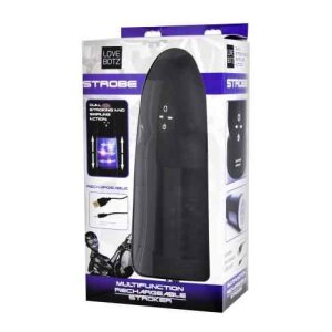 XR Brands Strobe Multi-Function Rechargeable Stroker