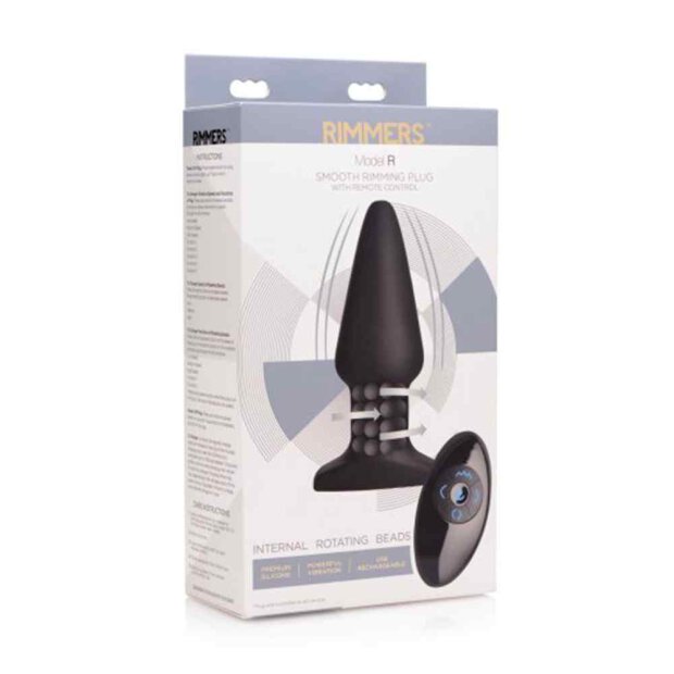 Rimmers Model R Smooth Rimming Plug With Remote Control