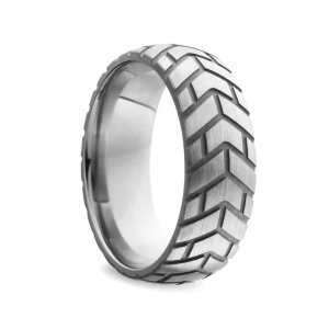 Stainless Steel Tire DoNut Cockring - Large - 55 mm