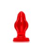 Oxballs - Airhole Medium Finned Buttplug - Red 5,67 cm