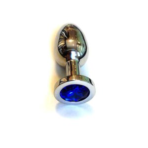 Jewel Buttplug Large Blue 3,7 cm