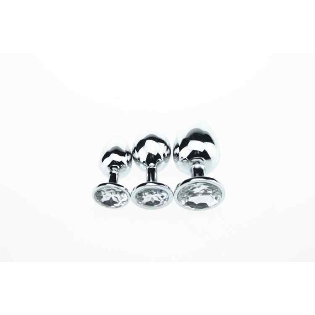 Buttplug aluminium Medium 3,4 cm