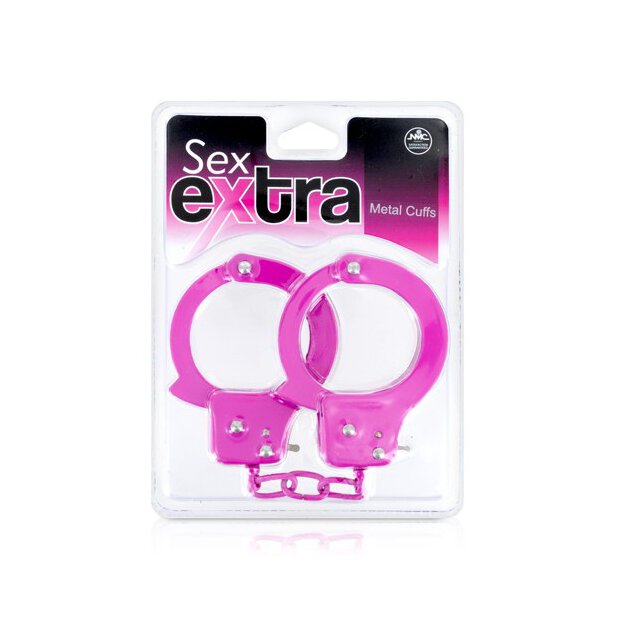 Metal Cuffs Pink