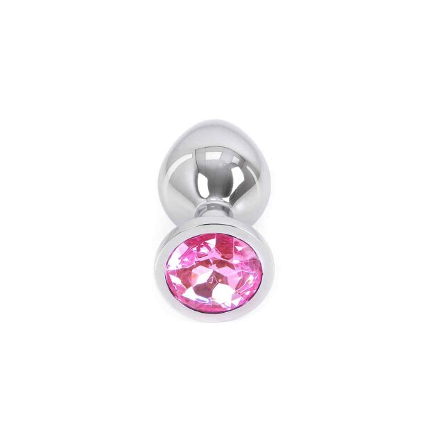 Buttplug Aluminium Pink Medium 3,5 cm