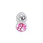 Buttplug Aluminium Pink Medium 3,5 cm