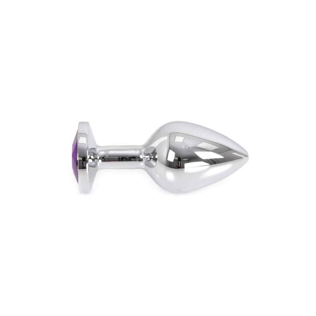 Buttplug Aluminium Purple Medium 3,5 cm