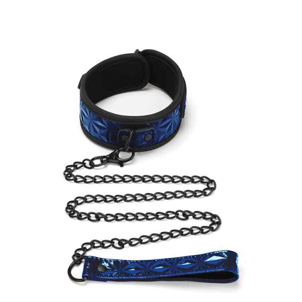 Whipsmart Diamond Collar And Leash Blue