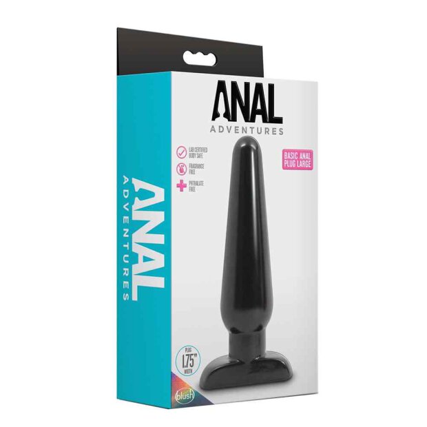 Anal Adventures Basic Anal Plug Large