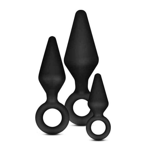 Anal Adventures Platinum Loop Plug Kit