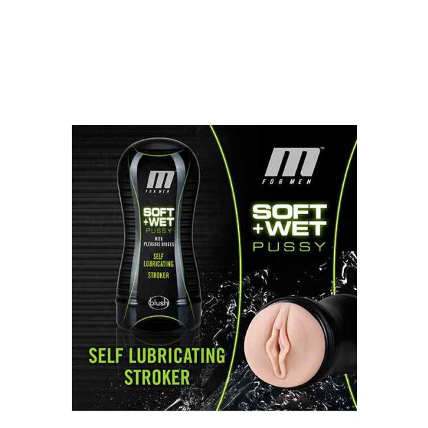 M For Men Soft And Wet Stroker Vanilla