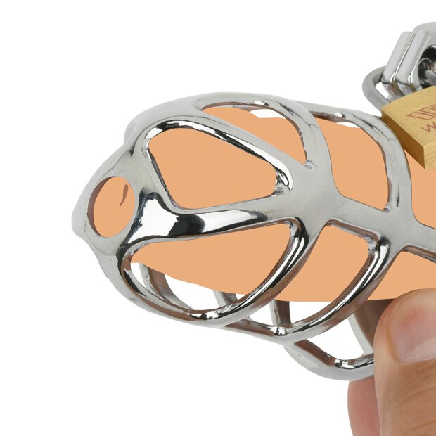 Metal Peniskäfig mit Schlüssel