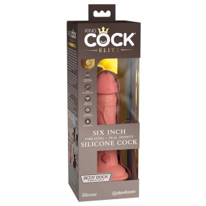 KCE 6 DD Vibrating Cock Tan