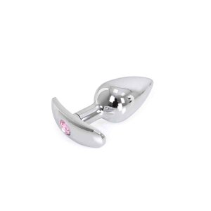Kiotos - Aluminium Handle Buttplug Pink Gem 2,8 cm