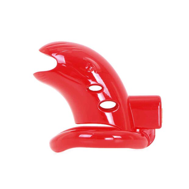 Plastic Chastity Cage Red