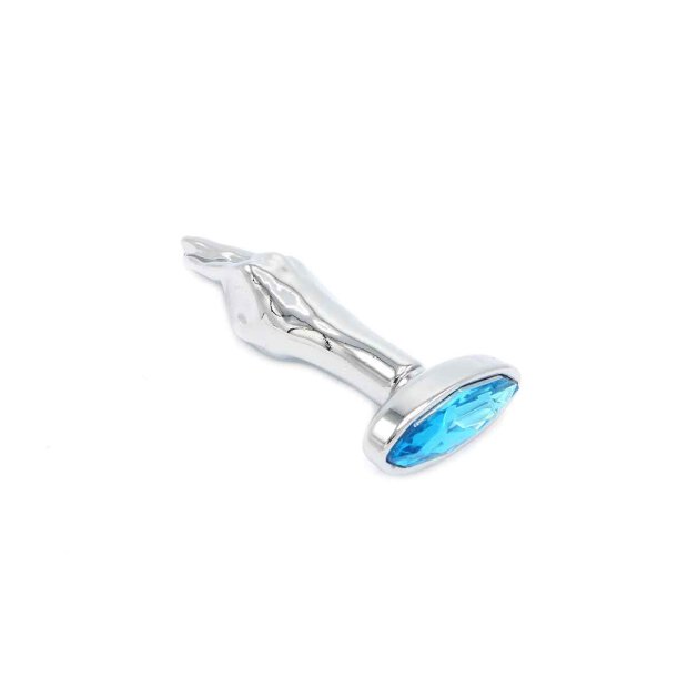 Fist Butplug Blue Gem S