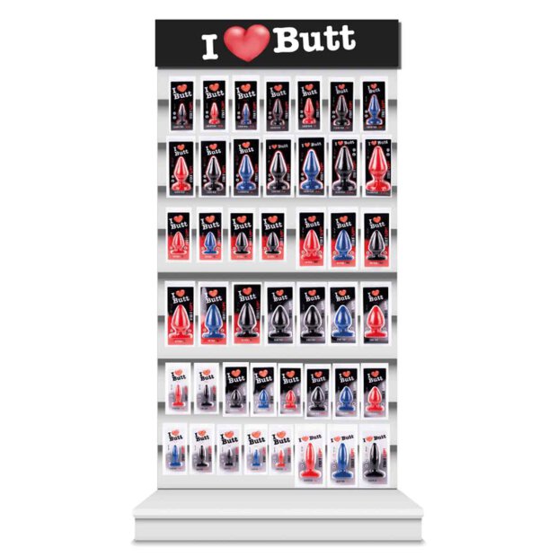 I Love Butt - Classic Plug L Red 7 cm
