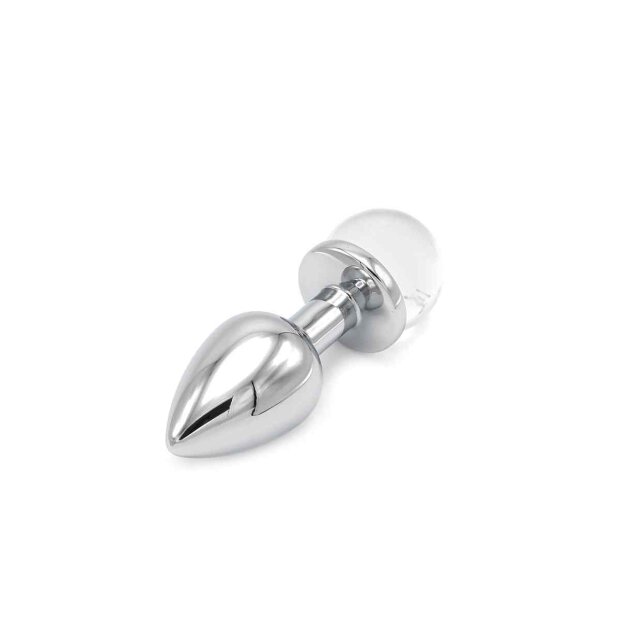 Anal Plug Ball Gem Clear