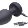 E-Stim Pro Silicone Vibrating Anal Plug w/ Remote