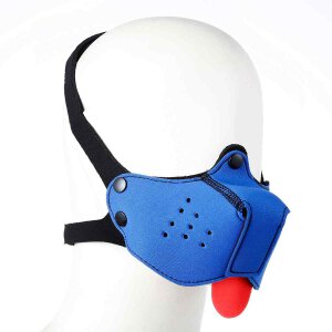 Neoprene Puppy Dog Blue Mouth Mask