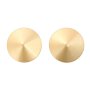Metal Round Nipple Covers Gold