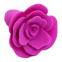 Kiotos - Pink Rose Silicone Anal Plug 3 cm