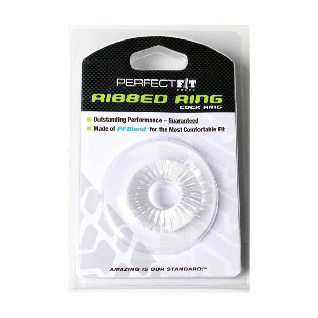 Ribbed Ring Transparent