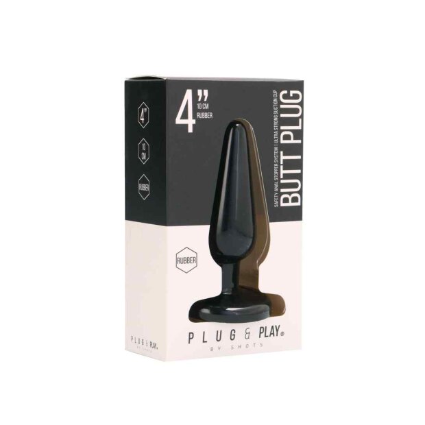 Butt Plug Basic Black 3,3 cm