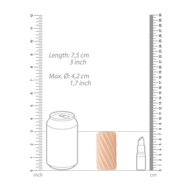 Self Lubrication Pocket Masturbator Flesh