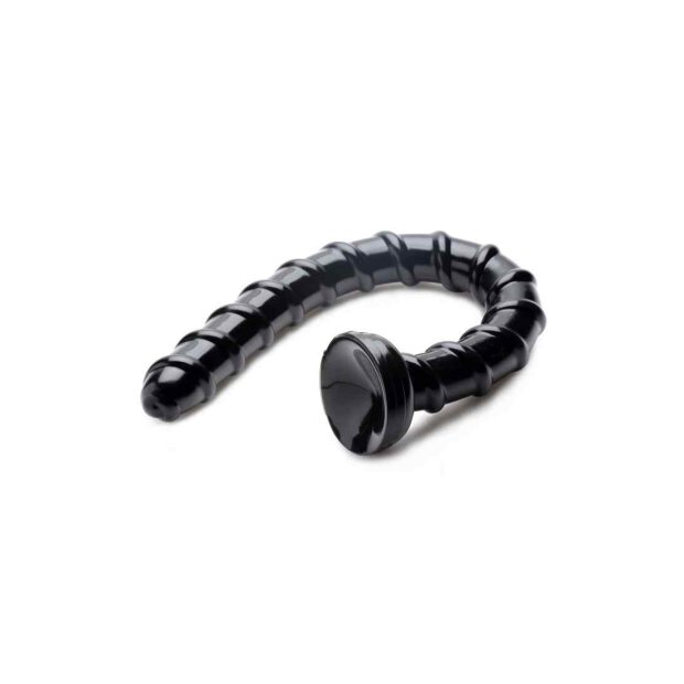 Hosed Spiral Anal Snake Black 3,8 cm