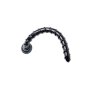 Hosed Spiral Anal Snake Black 3,8 cm