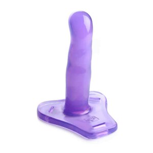 Comfort Ride Strap On Harness with Purple Dildo Purple