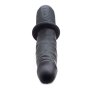 Power Pounder Vibrating and Thrusting Silicone Dildo Black