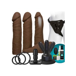 Vibrating Dual Density ULTRASKYNÂ Chocolate