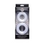 Master Series Stretch Master 2 pc Silicone Anal Grommet Set - White