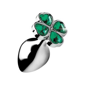 Booty Sparks Lucky Clover Gem - Medium - Silver 3,7 cm
