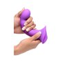 Squeeze-It Squeezable Wavy Dildo - Purple