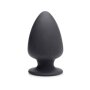 Squeeze-It Squeezable Medium Anal Plug - Black 8,1 cm