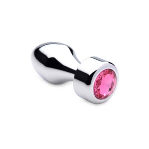 Weighted Base Aluminum Plug Pink Gem - Small 2,8 cm
