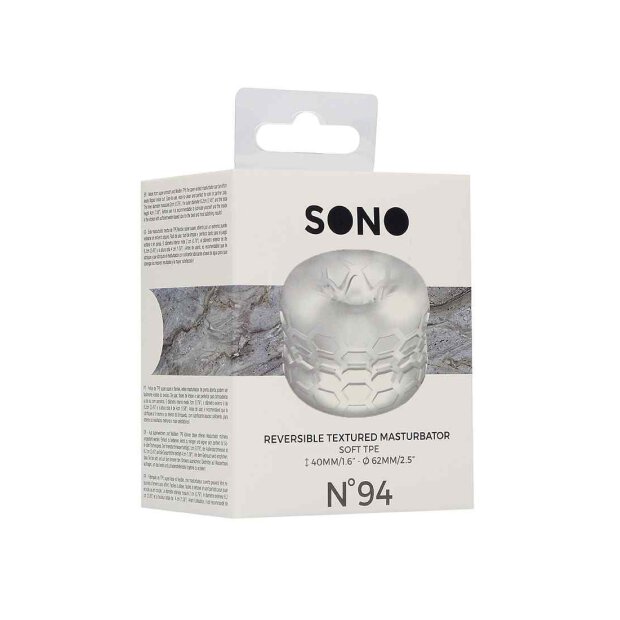 N0. 94 - Reversible Masturbator and Bumper - Transparent