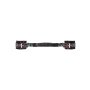 Printed Handcuffs with Handle - Old School Tattoo Style - Black