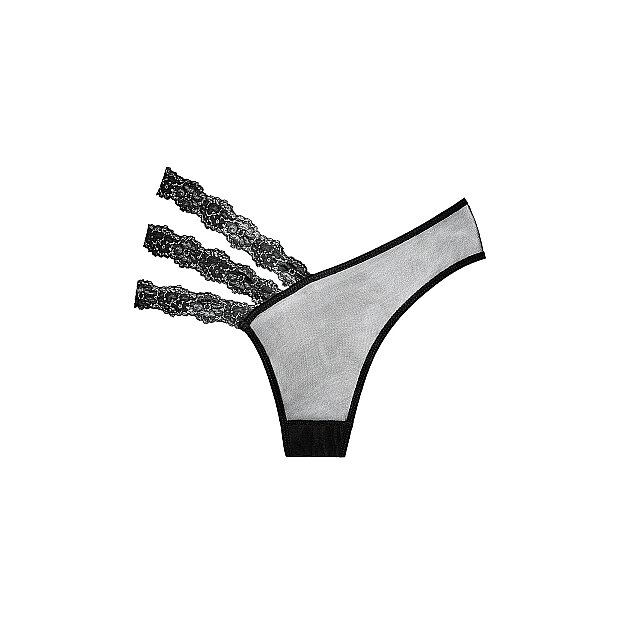 Wild Orchid Panty - Black - OS