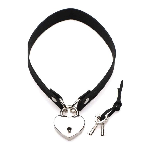 Lock-It Heart Lock and Key Choker