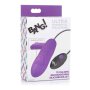 BANG! 7X Pulsing Rechargeable Silicone Bullet - Purple