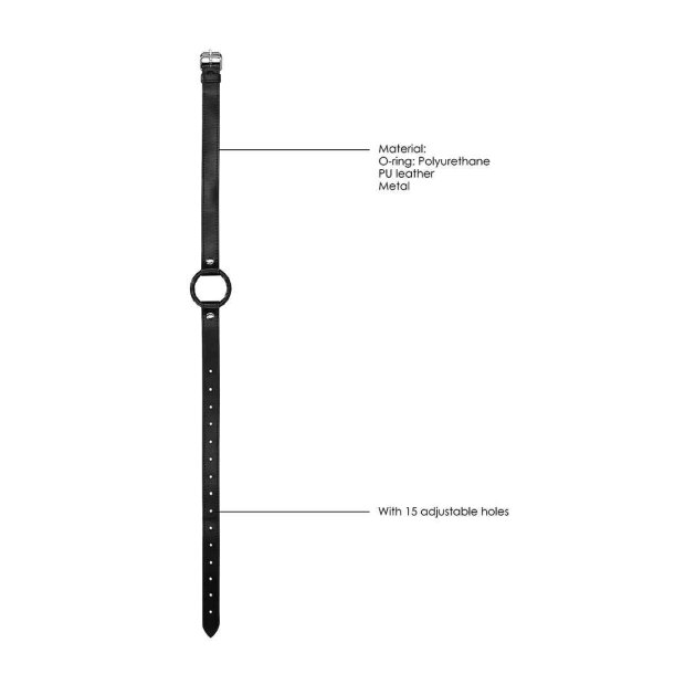 Wrapped O-Ring Gag Black