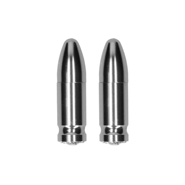 Magnetic Nipple Clamps Diamond Bullet Silver