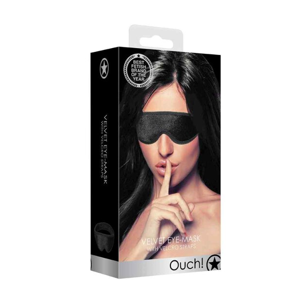 Velvet & Velcro Adjustable Eye Mask