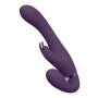 Suki Vibrating Strapless Strap-on Rabbit Purple
